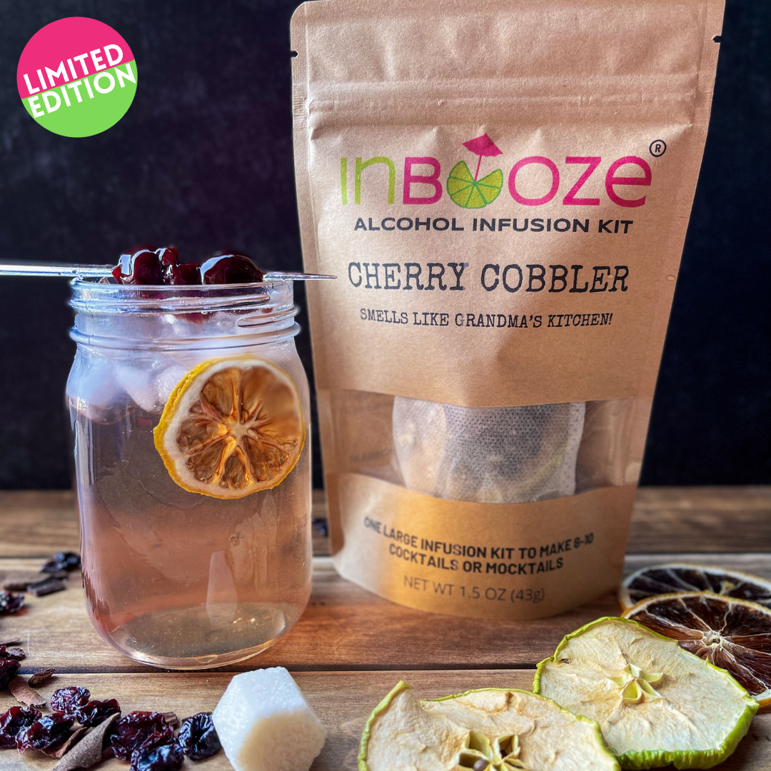 InBooze Cherry Cobbler Alcohol Infusion Cocktail Kit