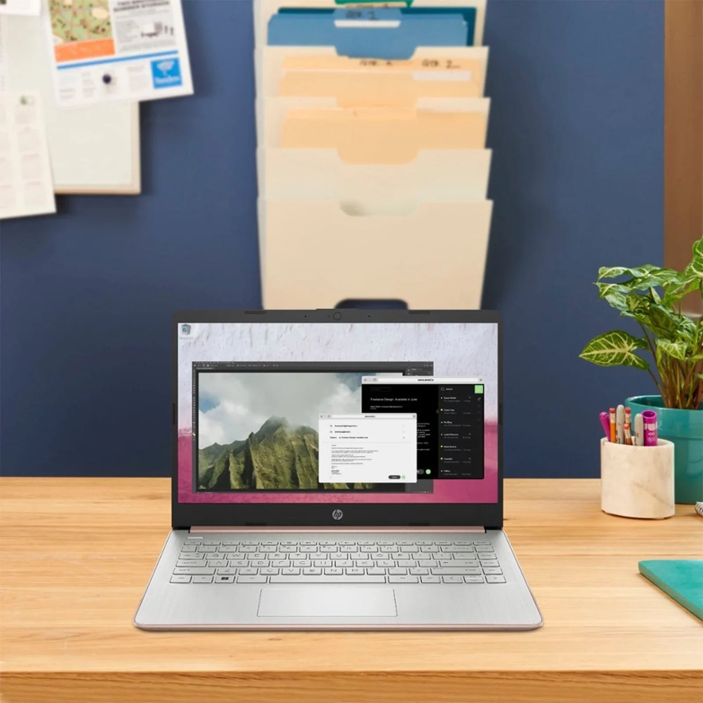 HP Newest14" Business Laptop, Intel Celeron N4120,16GB RAM, 384GB Storage(128GB eMMC+256GB Micro SD),1Year.