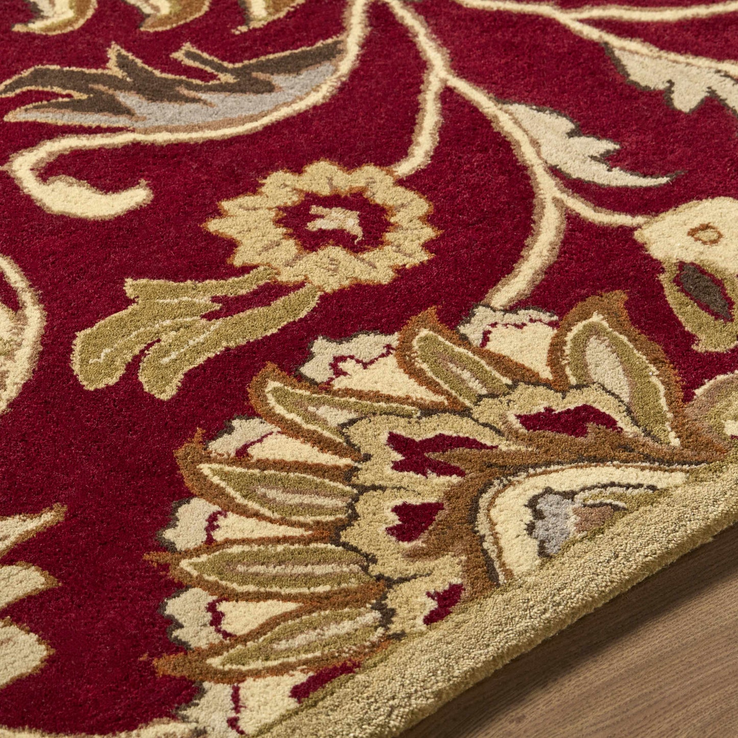 Conesus Red 1061 Hand Tufted Wool Rug
