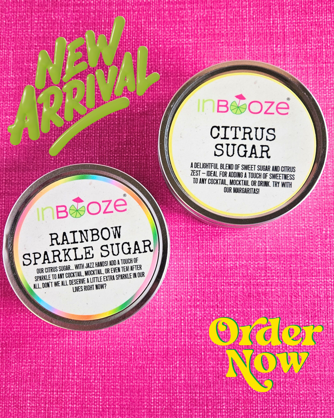 InBooze Cocktail Sugar | Citrus Sugar