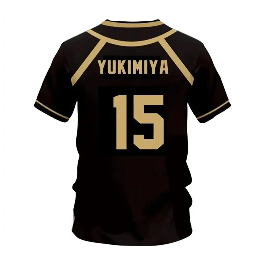 Jersey Pattern Vl Replika Blue Lock Anime Bastard, Munich Summer Men And Women 3D t- Shirt Casual T Shirt.
