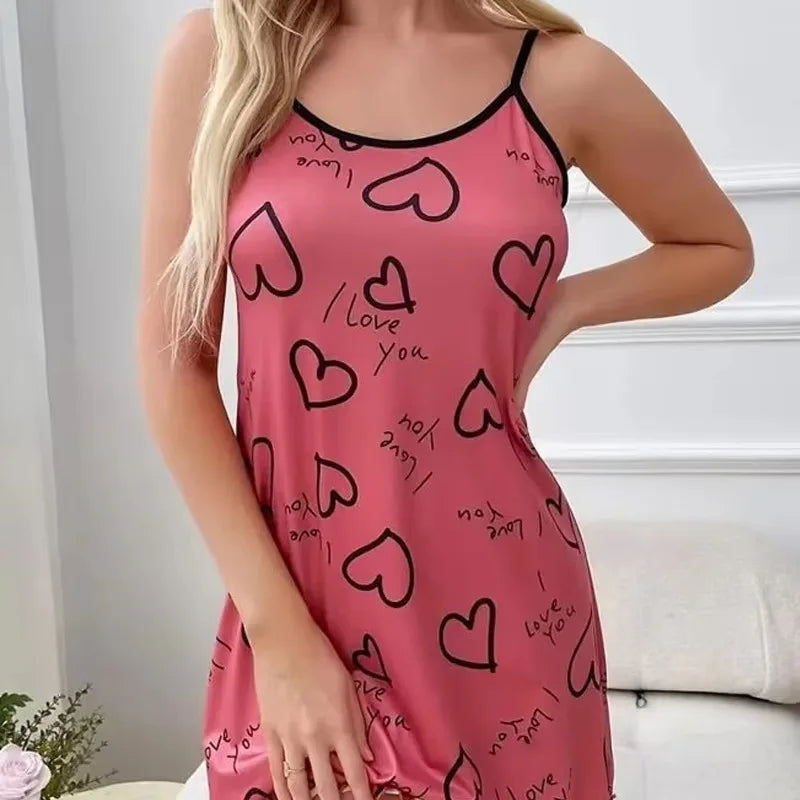 Women's Pajamas Sexy Dress Night Dress for Woman Nightgowns Summer Pajama
