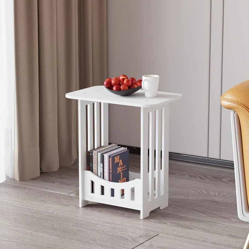 Nordic Storage Coffee Table, Bedside Cabinet, Mini End Table for Living Room Bedroom