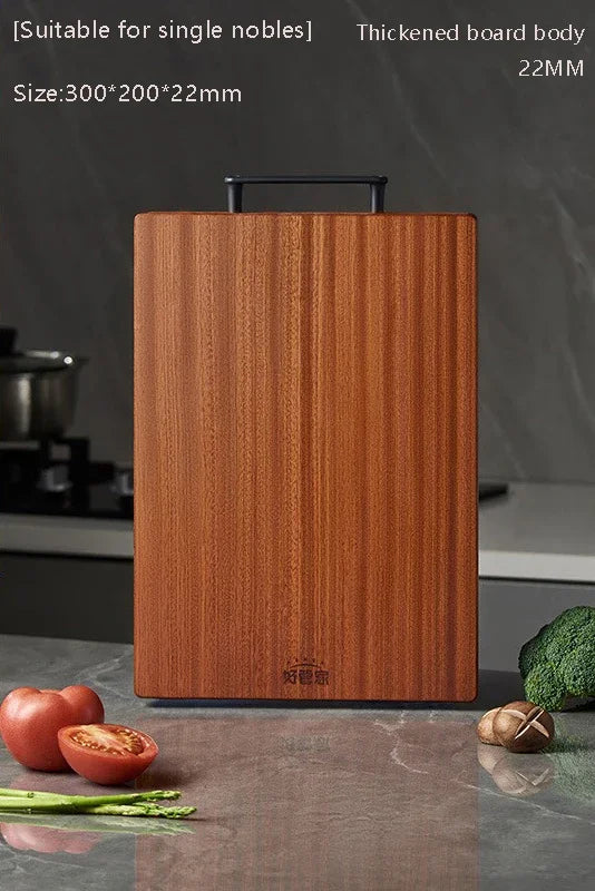 Wood Cutting Board Ebony Cutting Board, Antibacterial No Paint No Wax