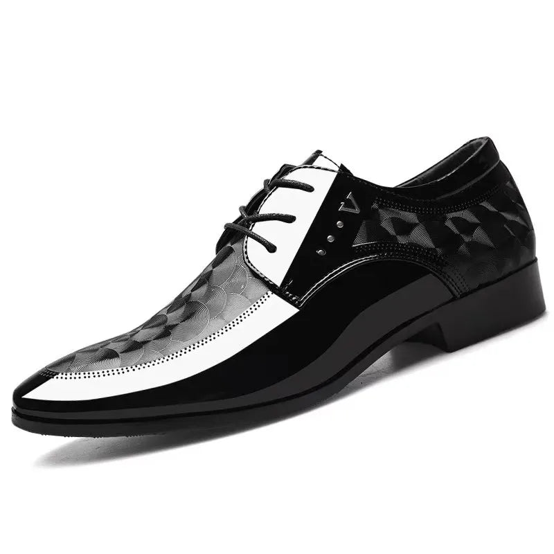 Men High-end Leather Shoes Business, Casual Leather Shoes Plus Size 39-47.