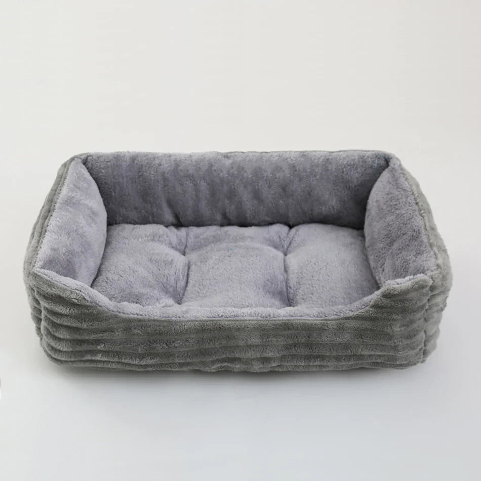 Bed for Dog, Cat, Pet Plush Kennel, Medium, Small Dog Sofa Bed Cushion, Pet Calming Dog Bed .