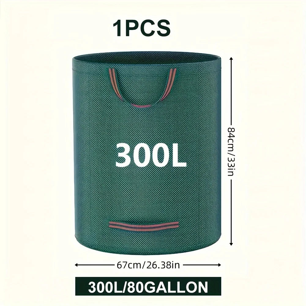 Heavy-Duty Garden Waste Bags - Reusable Bags Industrial Fabric and Handles