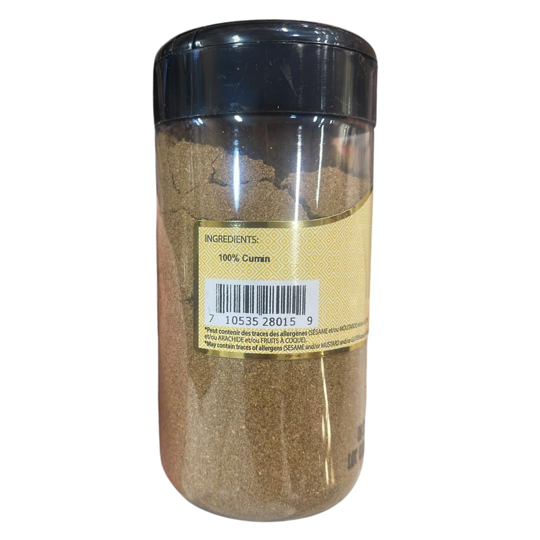 TAYEB Ground Cumin 150g – Premium Moroccan Cumin Powder, Halal & Organic Seasoning for Tacos, Curry & Mediterranean Cooking
