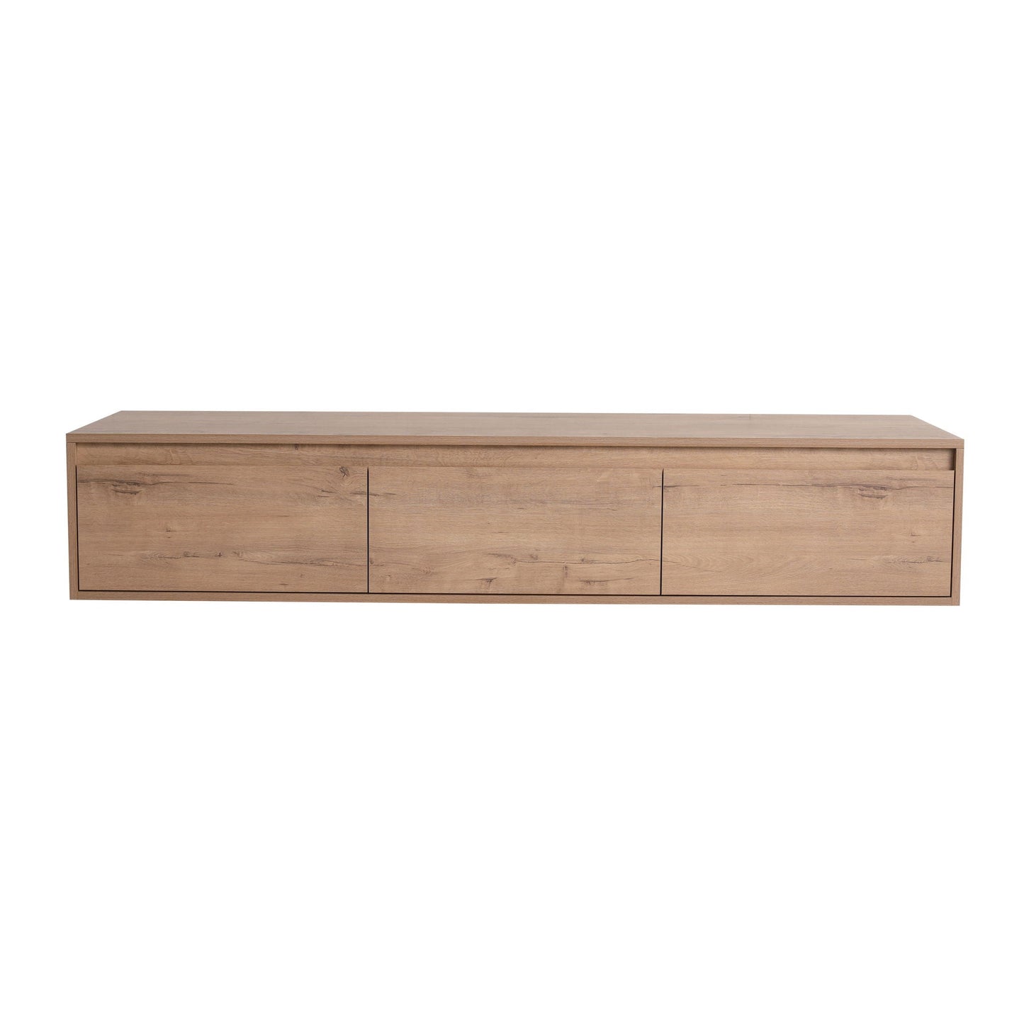 Modern Minimalist Bathroom Cabinet With Soft Close Drawers And Floating Mounting Design