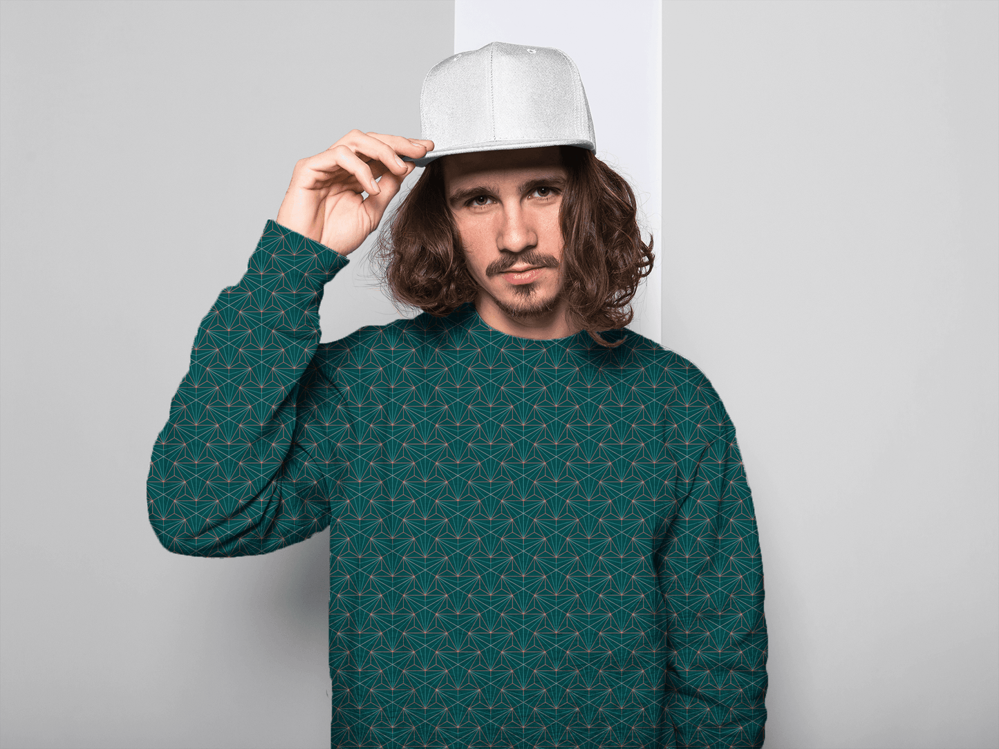 TURQUOISE SACRED CONNECTIONS unisex PREMIUM SWEATSHIRT