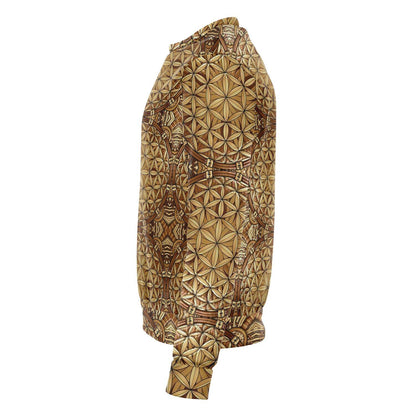 GOLD FLOWER OF LIFE unisex PREMIUM SWEATSHIRT