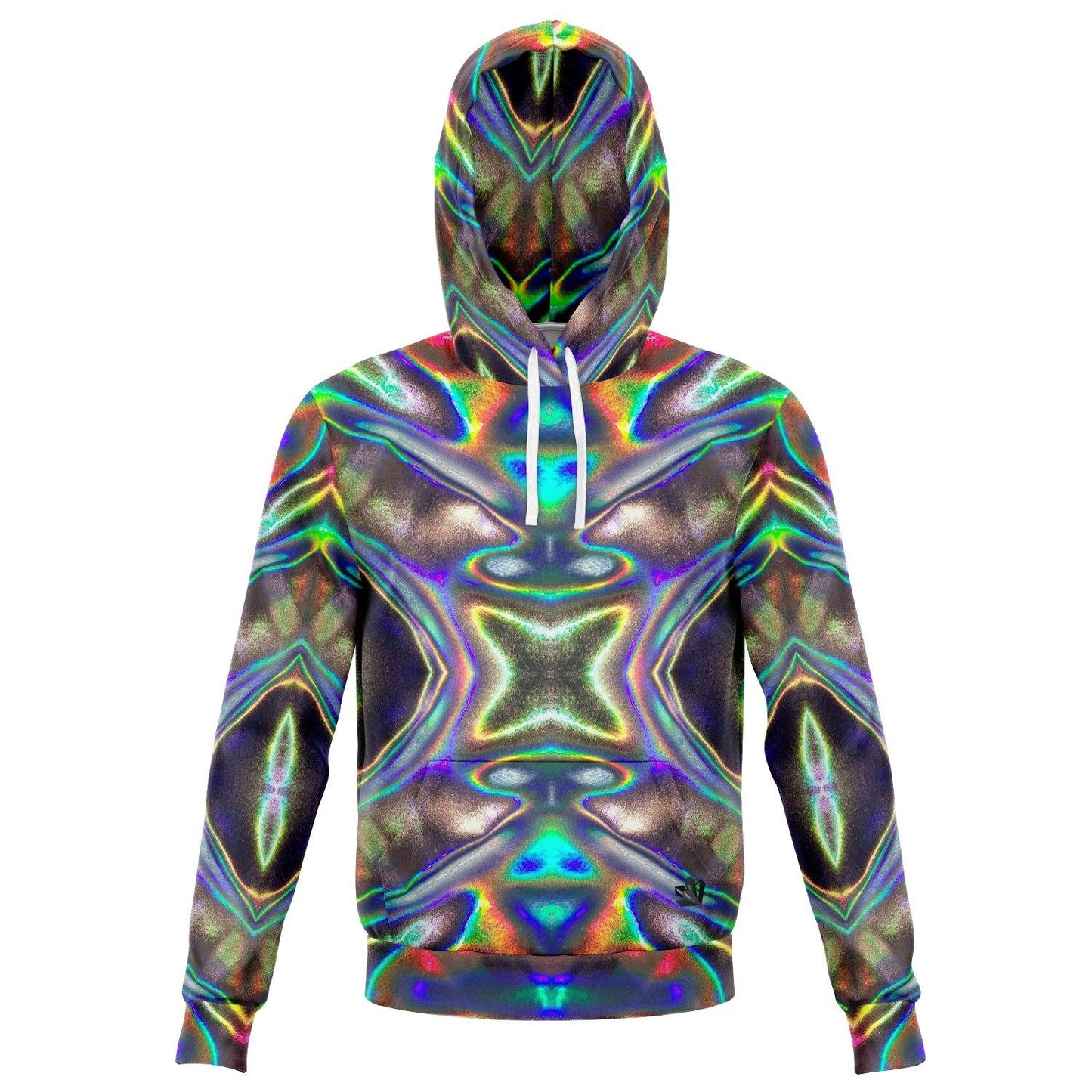 Holographic Print Premium Pullover Hoodie
