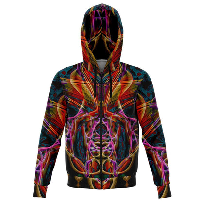 MIDNIGHT GAZE PREMIUM ZIP UP HOODIE
