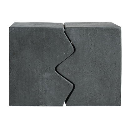 Rectangular Outdoor Indoor Accent Side Table (Set of 2)