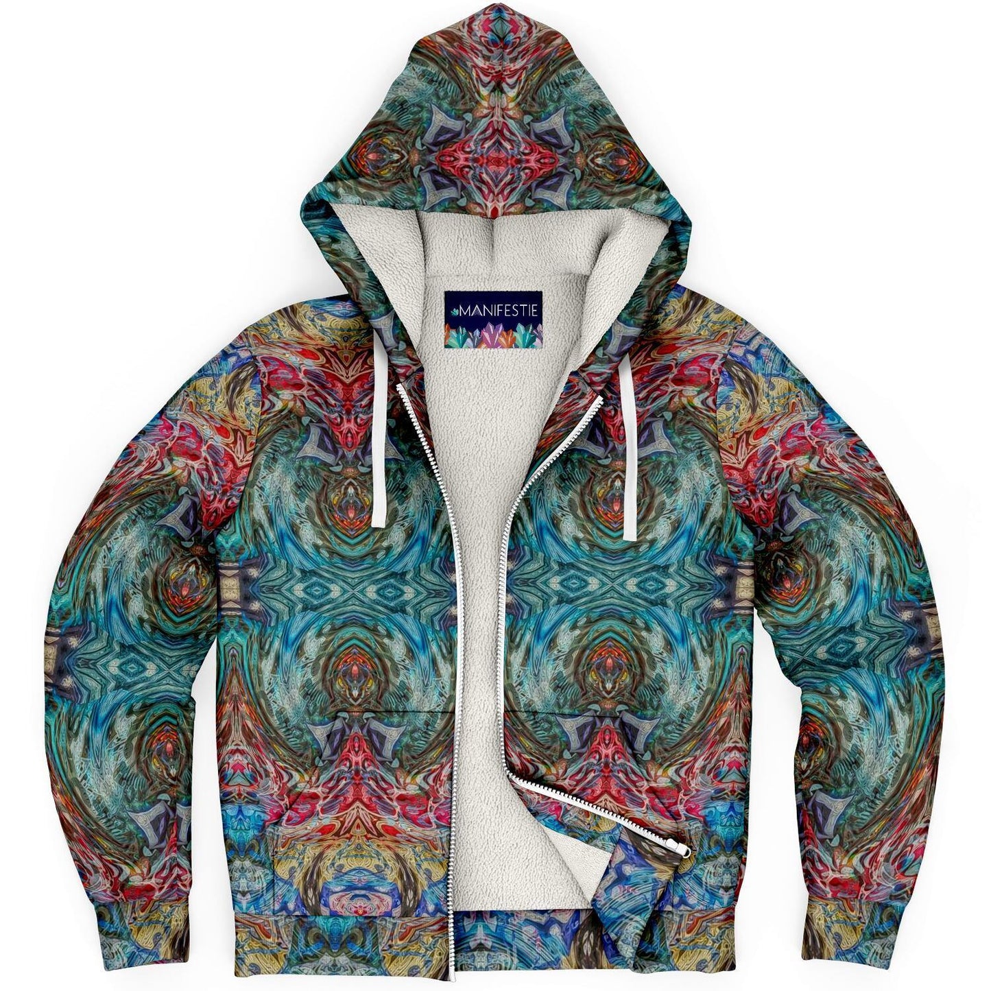 Sensory Input Premium Sherpa Lined Zip Hoodie