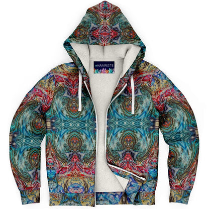 Sensory Input Premium Sherpa Lined Zip Hoodie