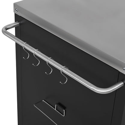 K&K 72.4' Large Grill Table for Big Green Egg