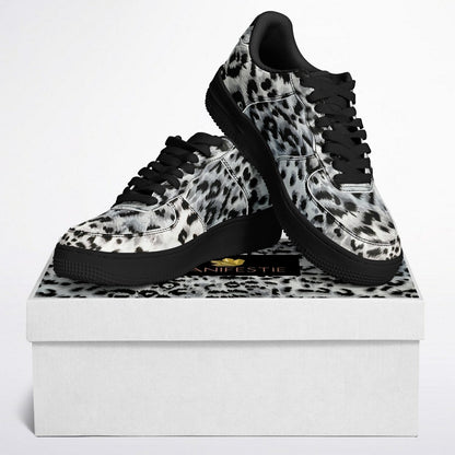 Snow Leopard High Top Sneakers