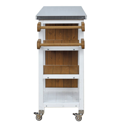 Foldable Outdoor Kitchen Island Patio Prep Station