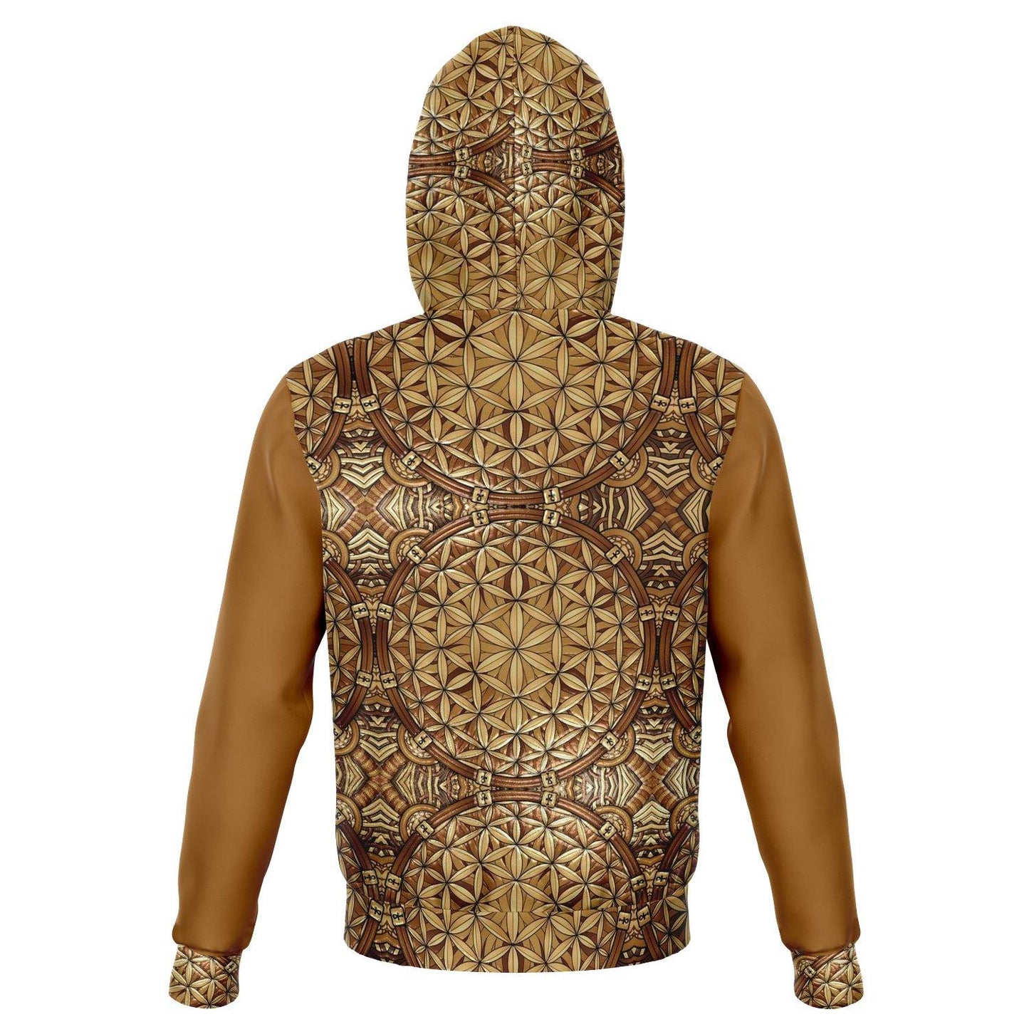 GOLDEN FLOWER OF LIFE PREMIUM PULLOVER HOODIE