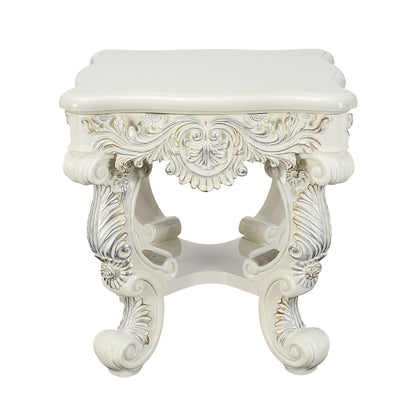Adara Elegant White Coffee Table
