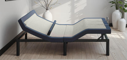 Queen Adjustable Bed Base with Head/Foot Tilt and Lumbar Position Adjustment