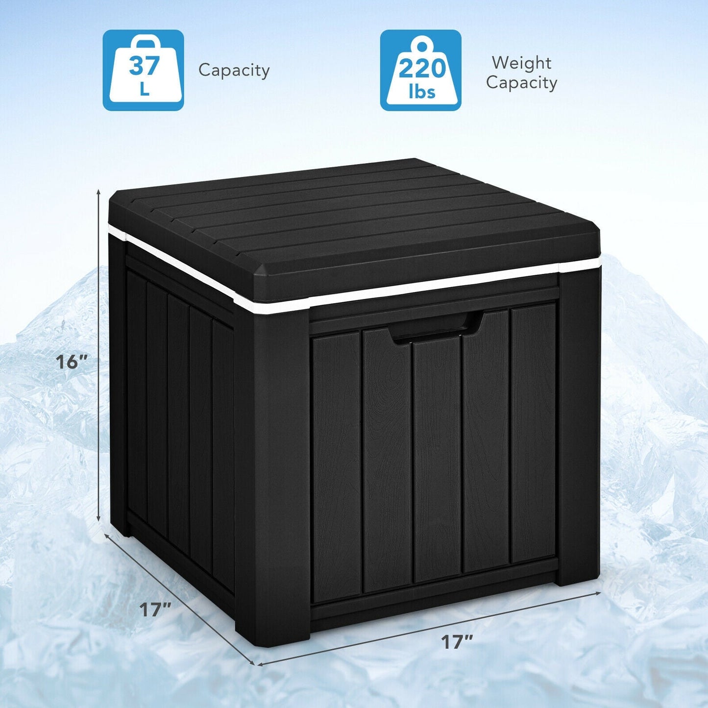 10 4-in-1 Gallon Storage Cooler for Picnic and Outdoor Activities