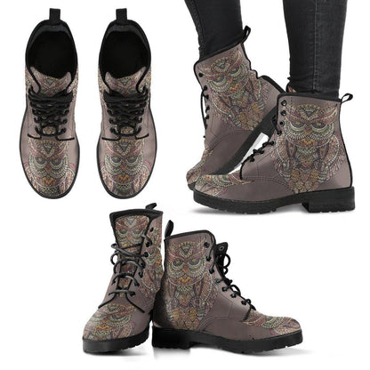 Woodland Owl Women's Leather Boots