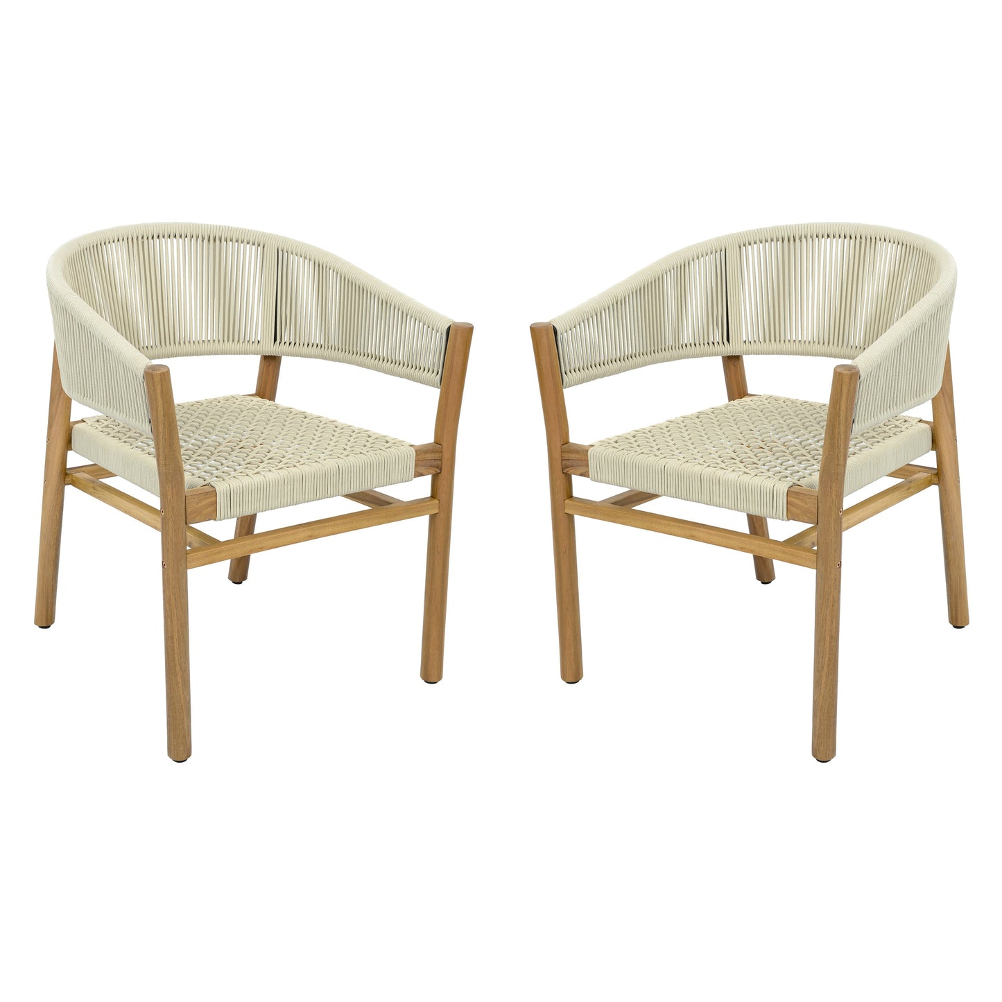 Outdoor Accent Chair Set - 2 Person Seating Group