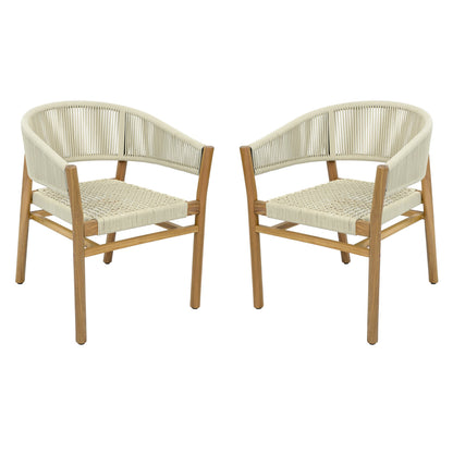 Outdoor Accent Chair Set - 2 Person Seating Group