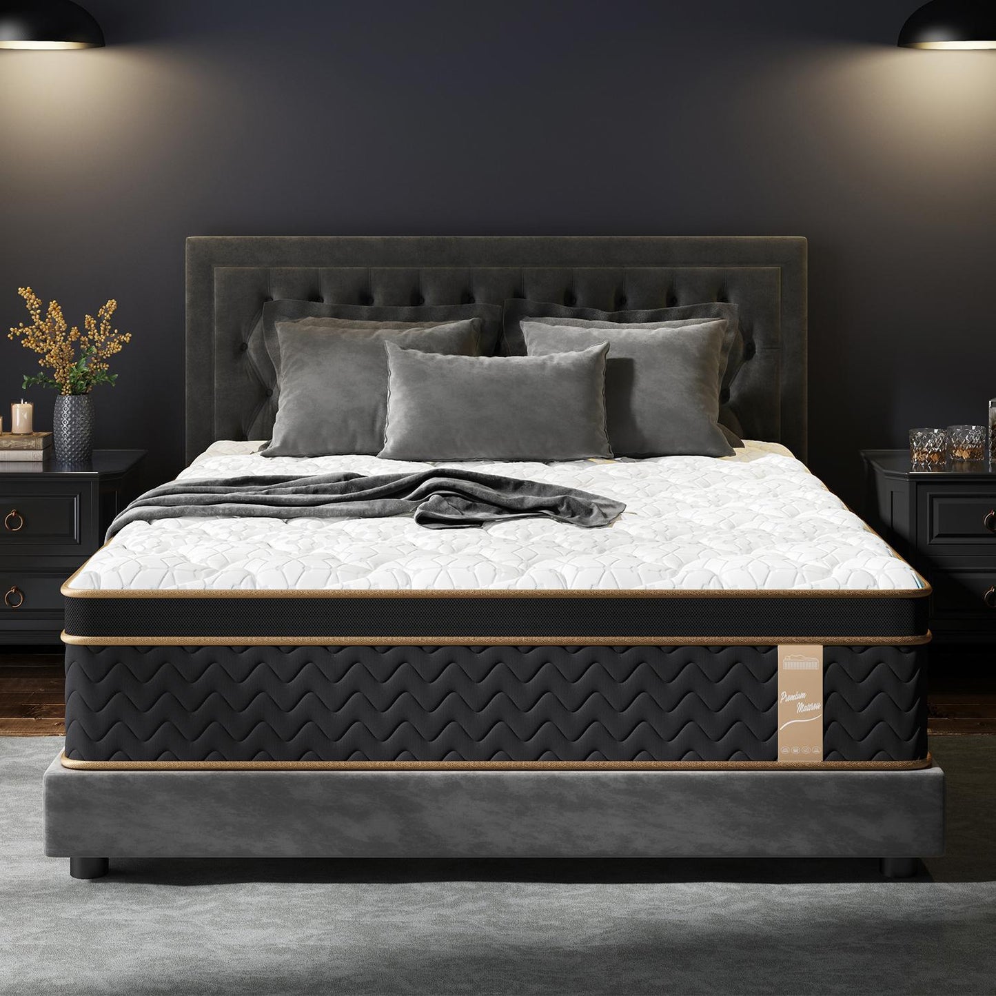 Home 10" Flexpedic Luxury Memory Foam & Pocket Spring Mattress
