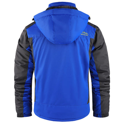 Winter Men's Fleece-lined Thick Outdoor Jacket