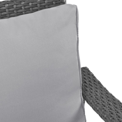 The Contoured All-Weather Wicker Loveseat by Christopher Knight Home