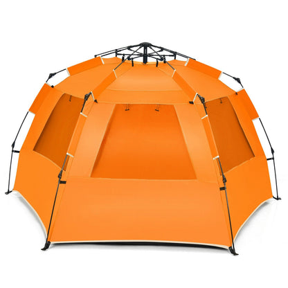 3-4 Person Easy Pop Up Beach Tent UPF 50+ Portable Sun Shelter