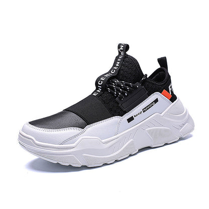 spring new sports shoes low to help men's shoes explosions casual sports breathable running shoes thick with thick men's shoes