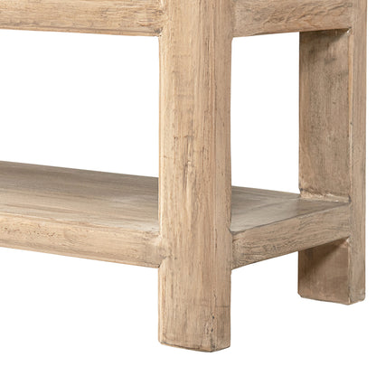 Rowan 60' Solid Reclaimed Pine Sideboard with Lower Shelf Heritage Light Natural Brown