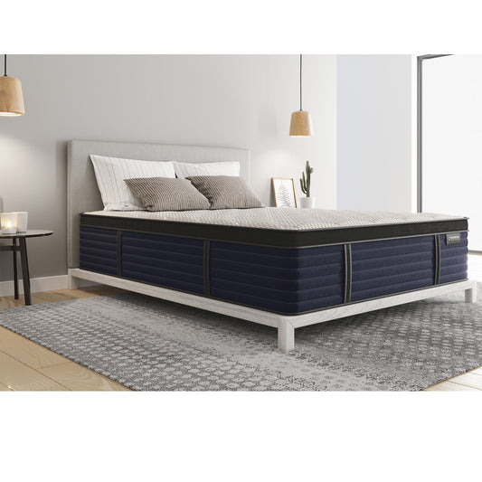 Diamond Hughes Twin XL Latex Hybrid Mattress with Euro-Top 14.5 Inch