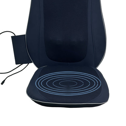 Shiatsu Back Massager with Kneading and Heating-Dark Blue