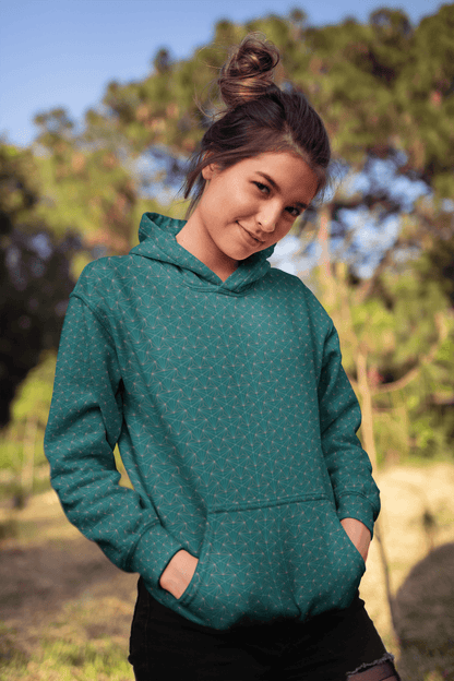 Turquoise Sacred Connections Premium Pullover Hoodie