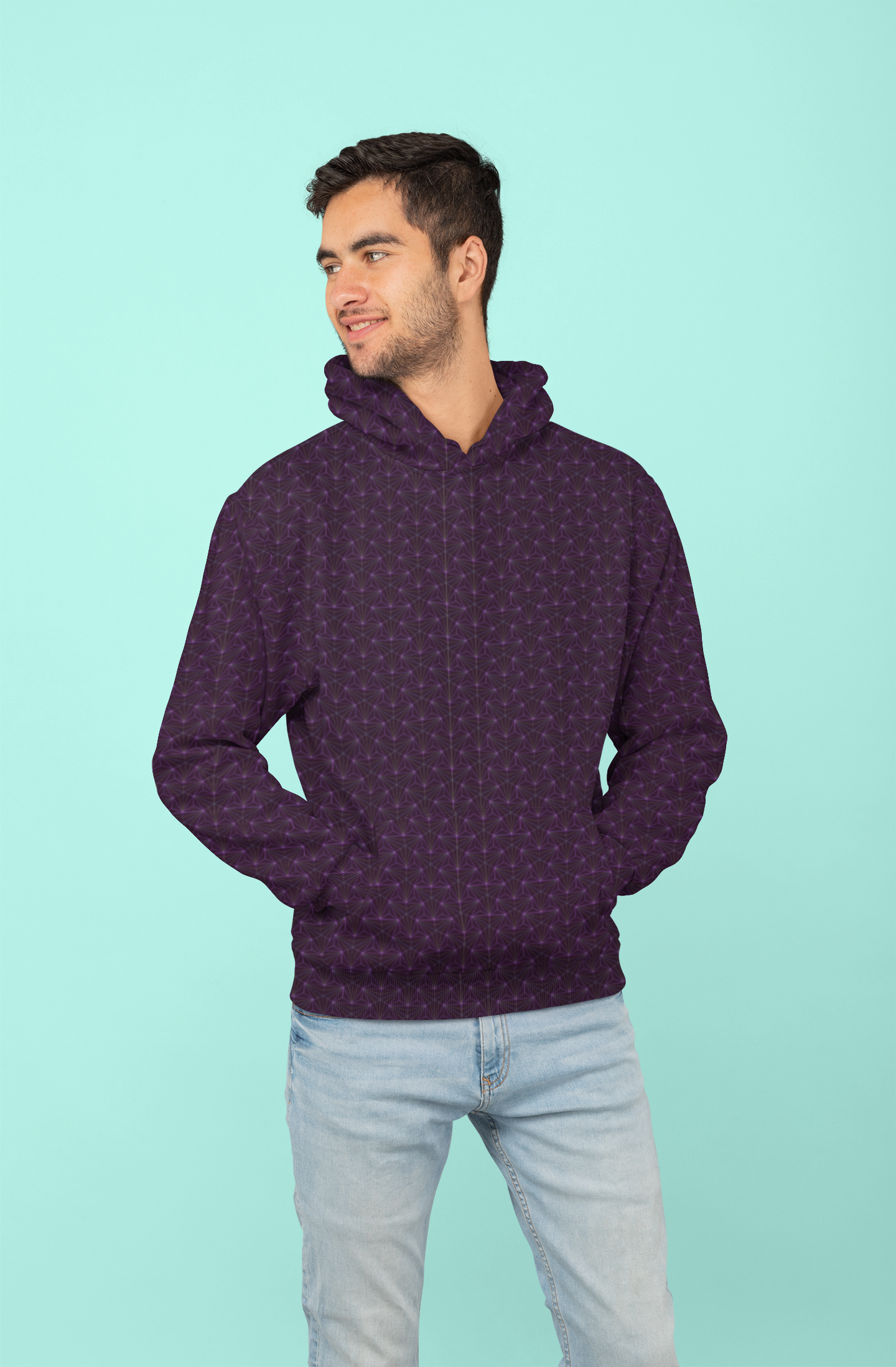 Amethyst Sacred Connections Premium Pullover Hoodie