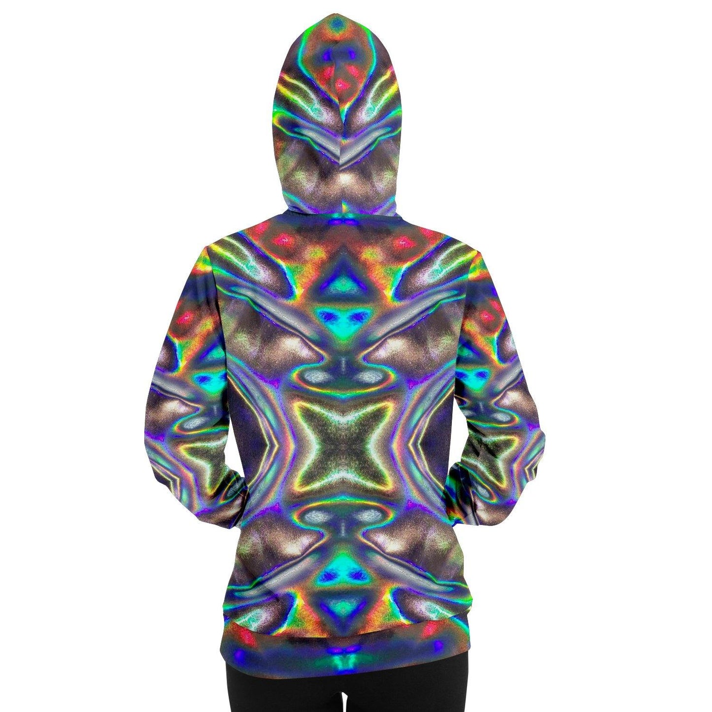 Holographic Print Premium Pullover Hoodie