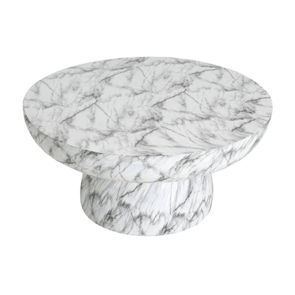 MGO Faux Marble Coffee Table for Indoor and Outdoor Use
