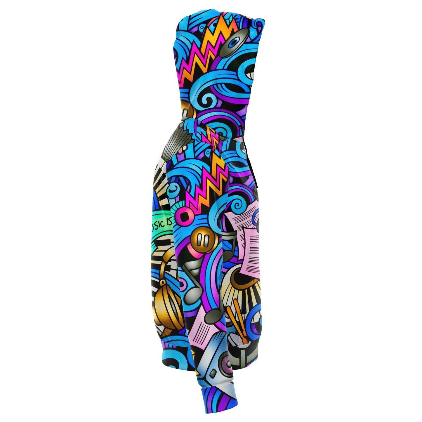 MUSIC IS LIFE PREMIUM ZIP UP HOODIE