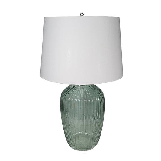 Handcrafted Art Glass Table Lamp