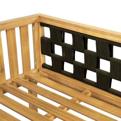 Luxury Acacia Wood Outdoor Daybed Set