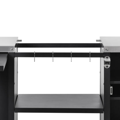 K&K 72.4' Large Grill Table for Big Green Egg