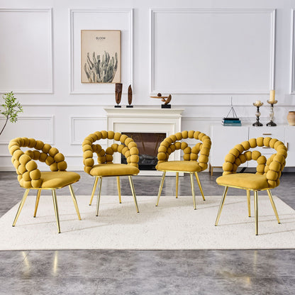 Puffy Bubble Ball Chain Chairs for Dining Room