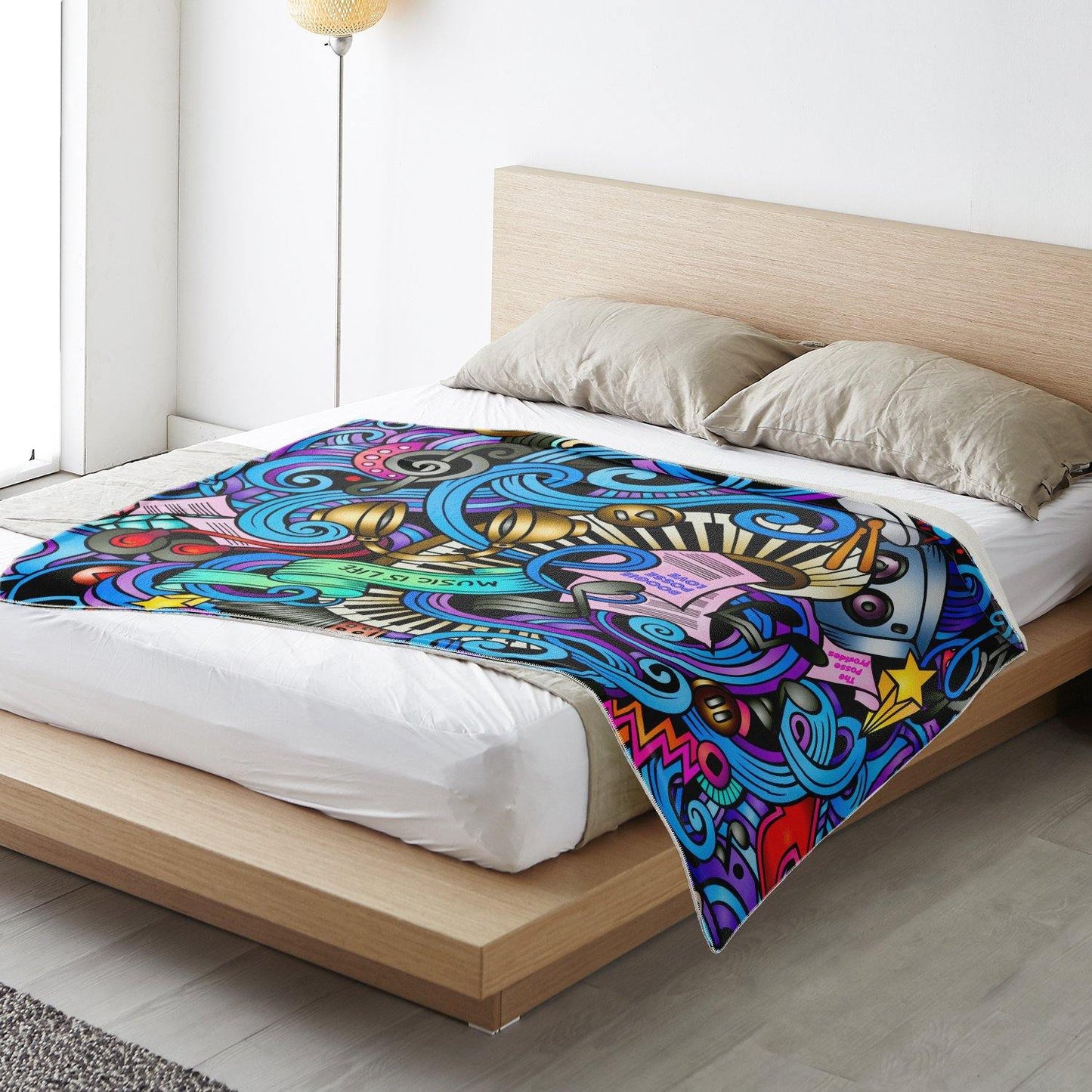 Boogie Posse Premium Microfleece Blanket