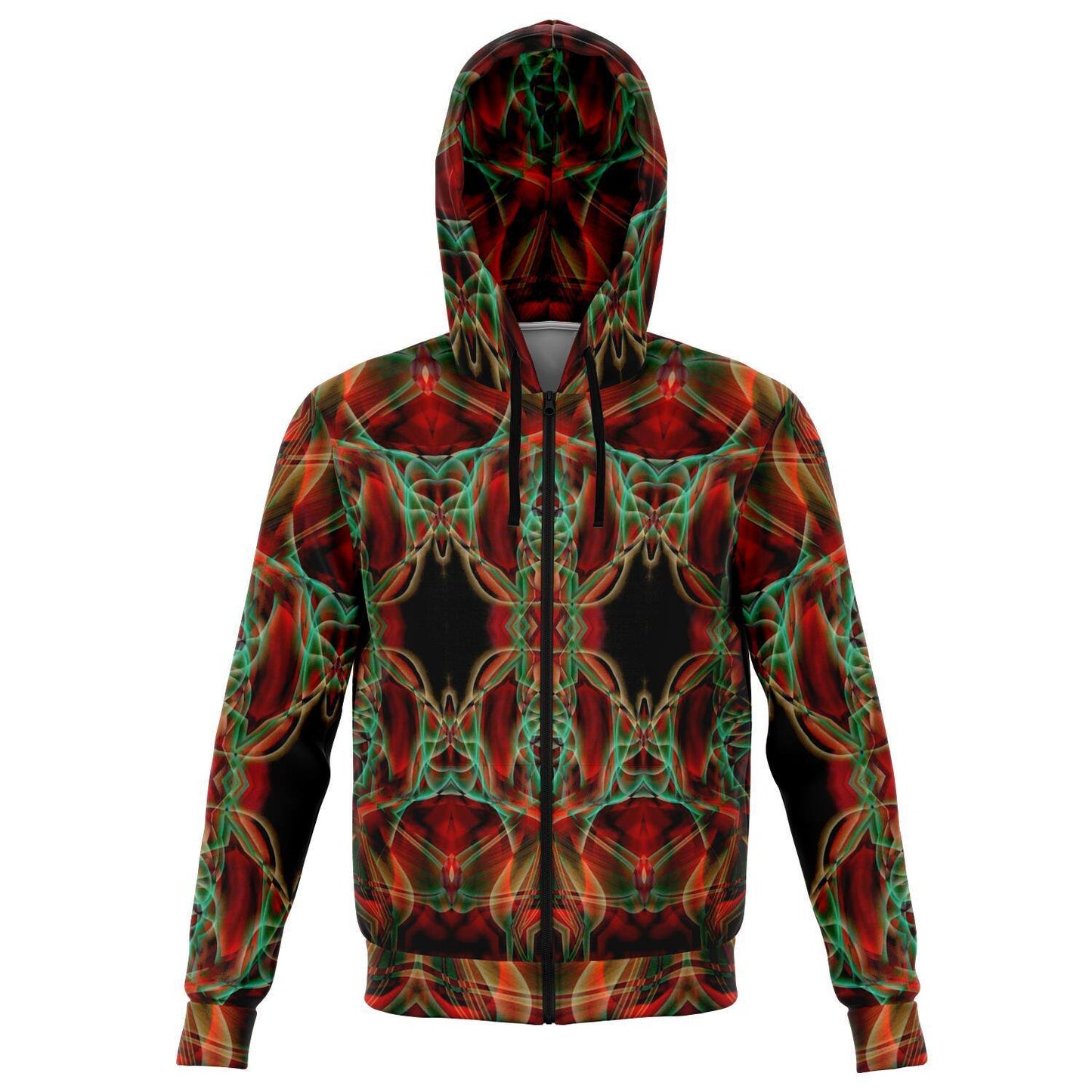 RED GRAZE PREMIUM ZIP UP HOODIE