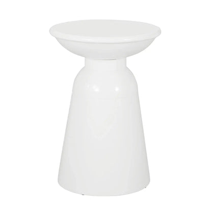 Outdoor Modern Metal End Large Table